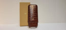 Montecristo - Brown Leather 3 cigar holder
