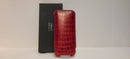 Siglo Crocodile Pattern Red - 3 cigar holder