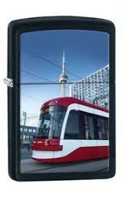 Toronto TTC Street Car - Black Matte - 205-078225 - Zippo