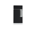 Julius - Black + Chrome - Classic Double-Flame Cigar Lighter