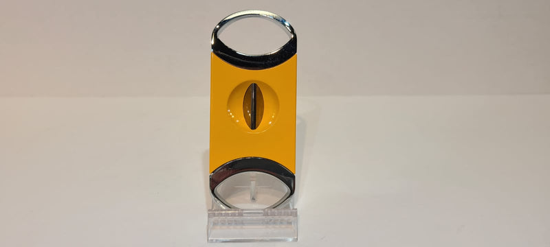 Yellow and silver V-cutter